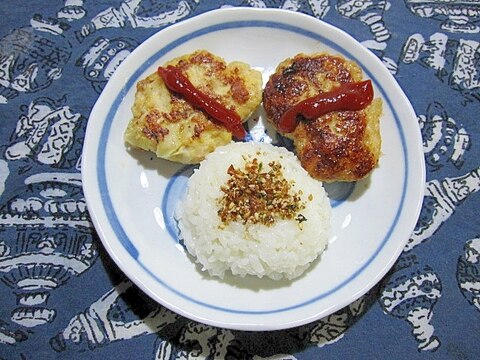 高野豆腐入りチキンハンバーグ